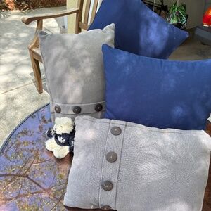 Gray pillows